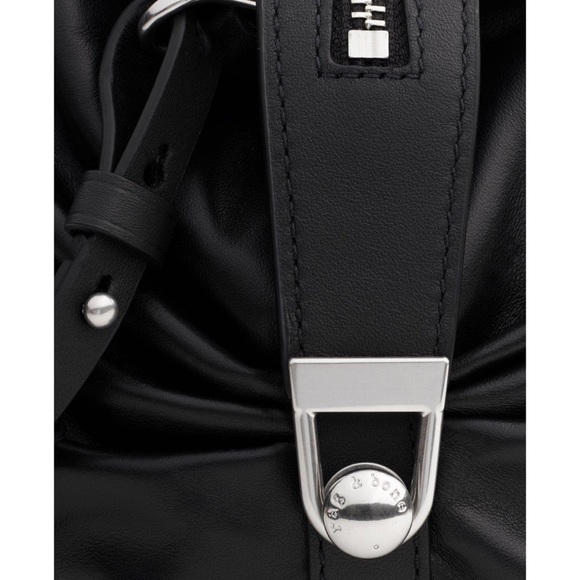 Rag & Bone Black Leather Top Handle Convertible Crossbody Bag NWT - Picture 5 of 10